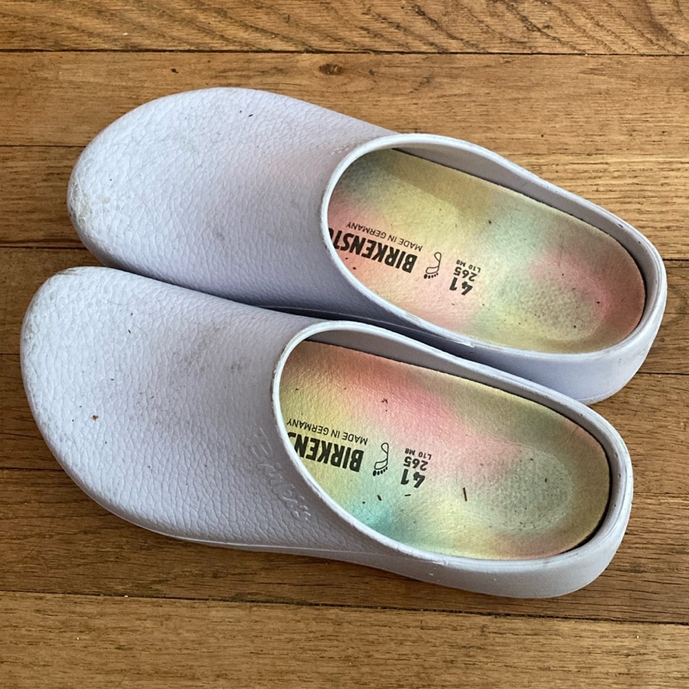 Lilac Birkenstock Clogs
